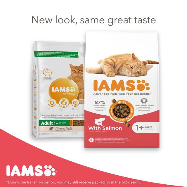 IAMS Adult Dry Cat Food Salmon thumbnail 9
