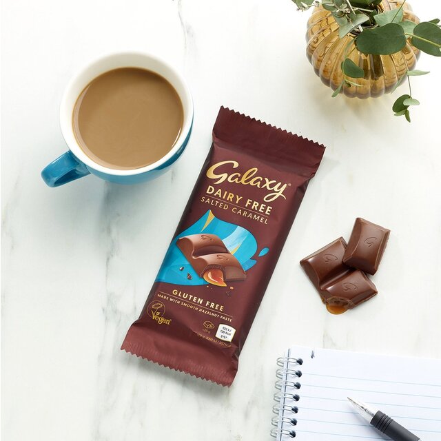 Galaxy Vegan Dairy Free Salted Caramel Chocolate thumbnail 2