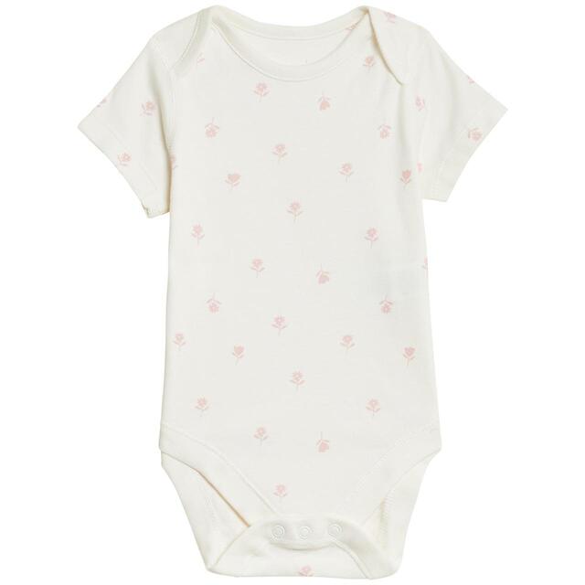 M&S 7 Pack Bodysuits, Pink Mix, 0-3 Years thumbnail 6
