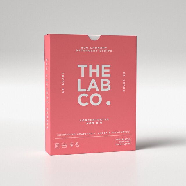 The Lab Co. Laundry Detergent Sheets Non Bio Energising Scent 64 Loads thumbnail 3