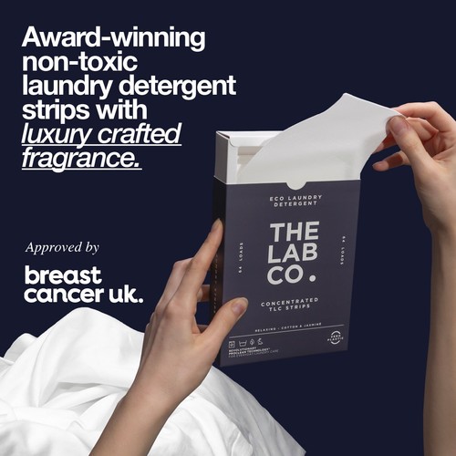 The Lab Co. Laundry Detergent Sheets Non Bio Relaxing Scent 64 Loads thumbnail 7