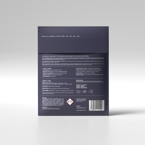 The Lab Co. Laundry Detergent Sheets Non Bio Relaxing Scent 32 Loads thumbnail 2