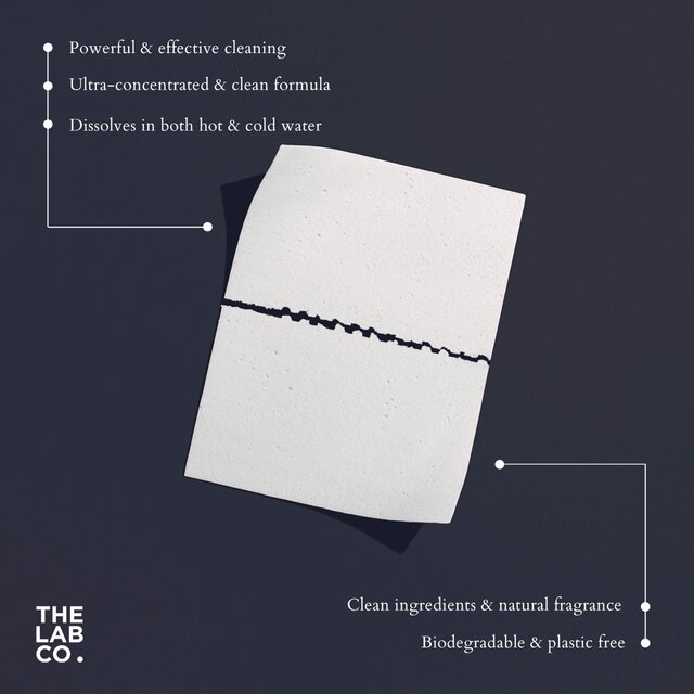 The Lab Co. Laundry Detergent Sheets Non Bio Relaxing Scent 32 Loads thumbnail 7