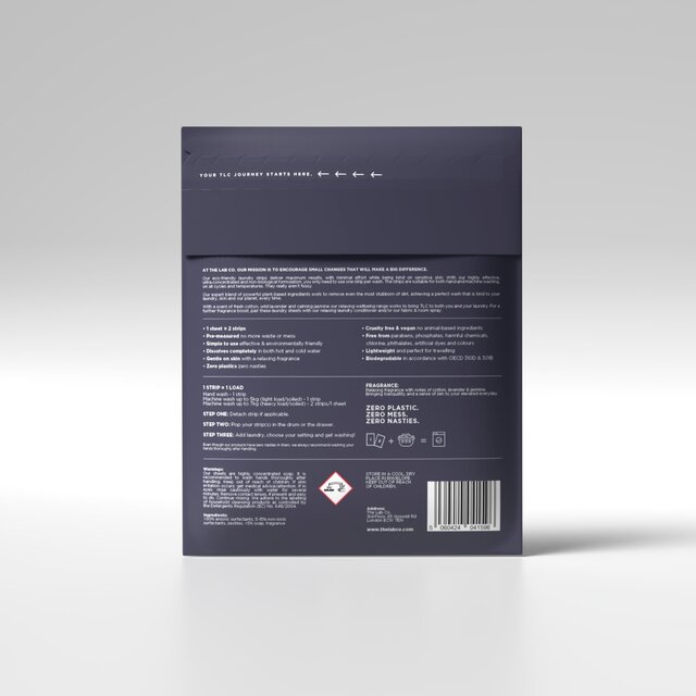 The Lab Co. Laundry Detergent Sheets Non Bio Relaxing Scent 32 Loads thumbnail 8