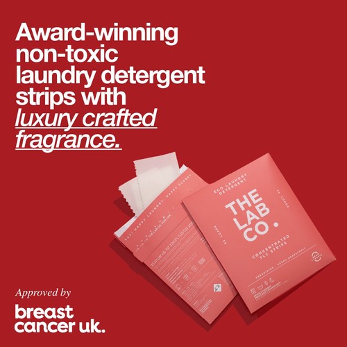 The Lab Co. Laundry Detergent Sheets Non Bio Energising Scent 32 Loads thumbnail 4