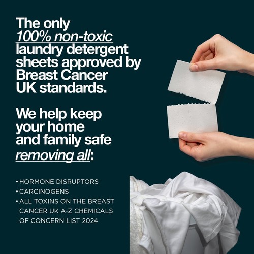 The Lab Co. Laundry Detergent Sheets Non Bio Fragrance Free 32 Loads thumbnail 5