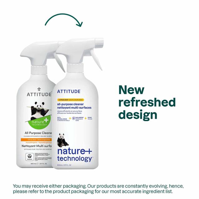 Attitude Multi Surface Cleaner Citrus Zest thumbnail 3