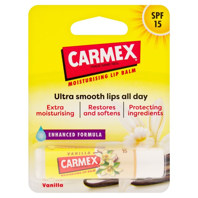 Carmex Lip Balm Ultra Moisturising Vanilla Premium Stick