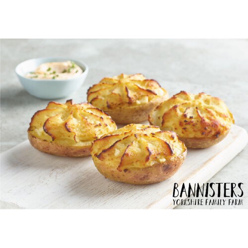 Bannisters Farm 4 Cheddar Cheese Stuffed Jackets thumbnail 3