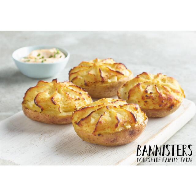 Bannisters Farm 4 Cheddar Cheese Stuffed Jackets thumbnail 3