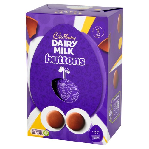 Cadbury Dairy Milk Chocolate Buttons Easter Egg thumbnail 4