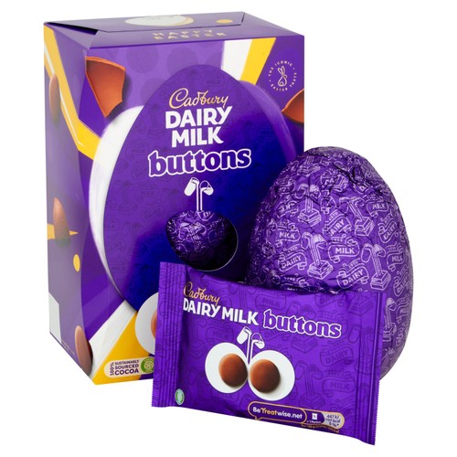 Cadbury Dairy Milk Chocolate Buttons Easter Egg thumbnail 5