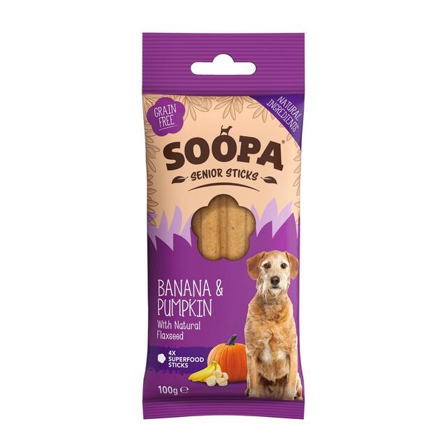 Soopa Banana & Pumpkin Senior Dental Sticks