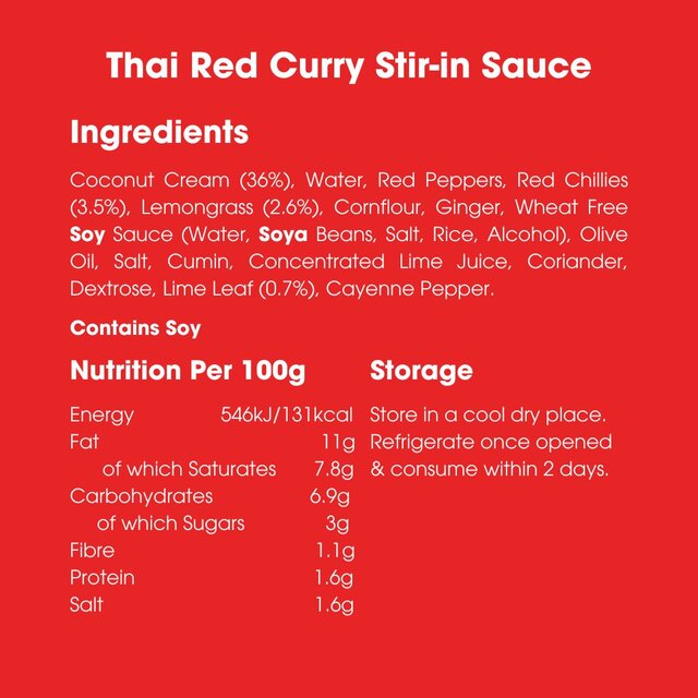 Bay's Kitchen Thai Red Curry Stir-in Sauce thumbnail 4