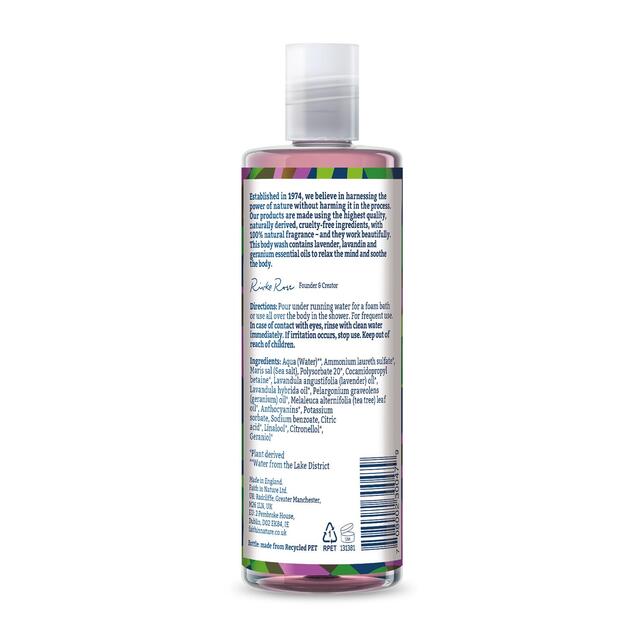 Faith In Nature Body Wash - Lavender & Geranium thumbnail 4