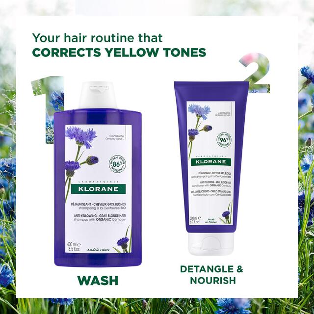 Klorane Anti-yellowing Shampoo with ORGANIC Centaury thumbnail 4