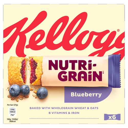 Kellogg's Nutrigrain Blueberry thumbnail 2