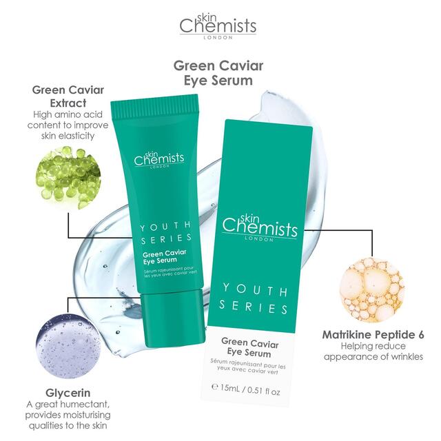 SkinChemists Youth Series Green Caviar Eye Serum thumbnail 6