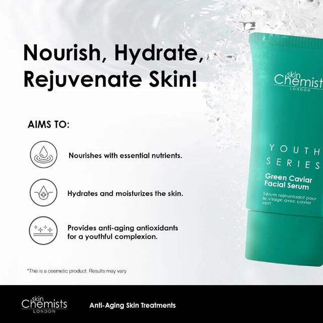 SkinChemists Youth Series Green Caviar Facial Serum thumbnail 2