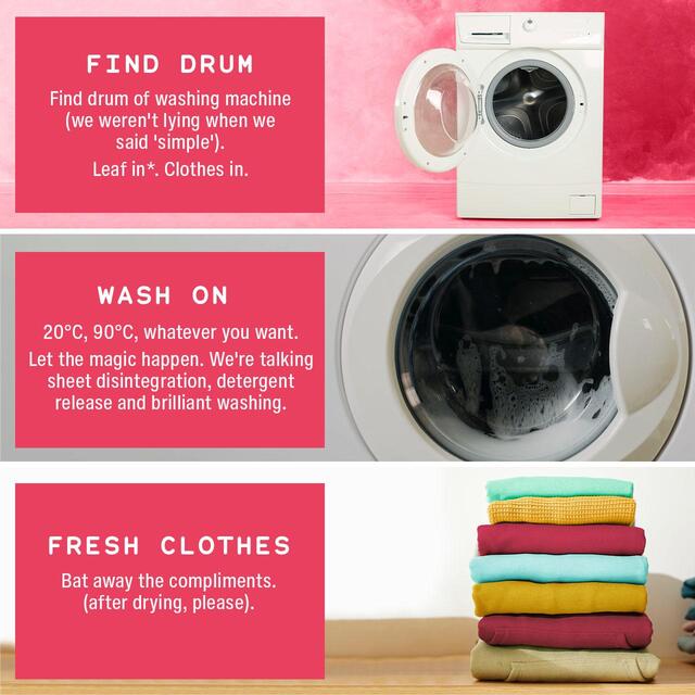 Wash with Leaf Non Bio Laundry Sheets 25 thumbnail 8