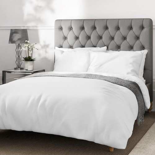 M&S Comfortably Cool Tencel Rich Duvet Cover, King, White