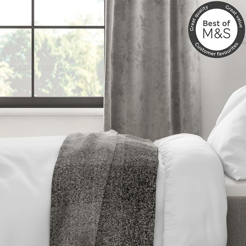 M&S Comfortably Cool Tencel Rich Duvet Cover, Single, White thumbnail 2