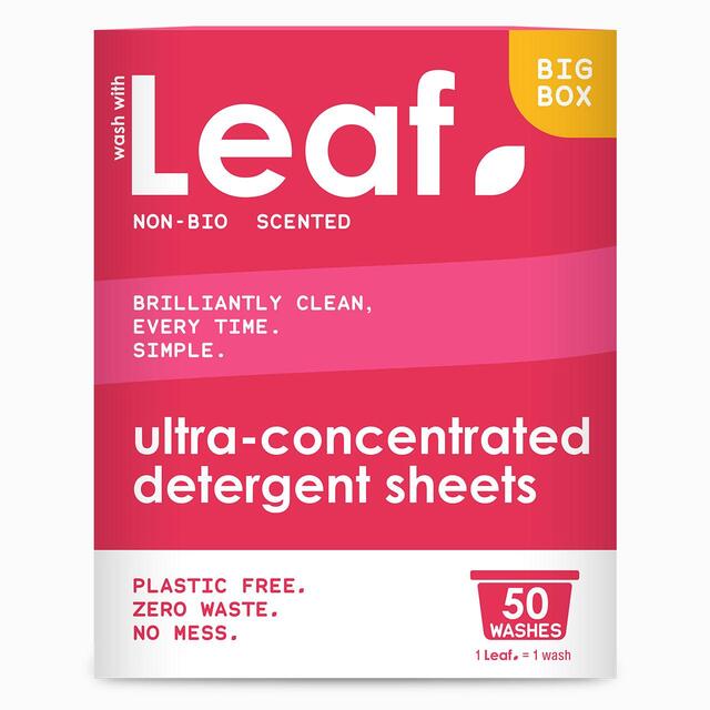 Wash with Leaf Non Bio Laundry Sheets 50 thumbnail 2