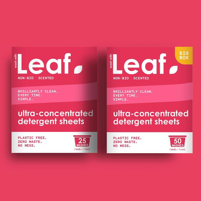 Wash with Leaf Non Bio Laundry Sheets 50 thumbnail 9