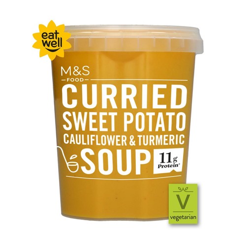 M&S Curried Sweet Potato Cauliflower & Turmeric