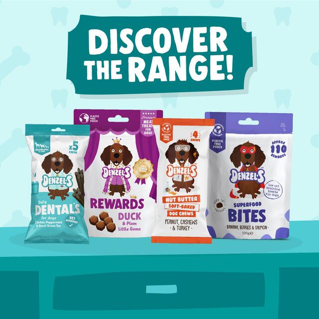 Denzel's Daily Dental Medium Dogs Chicken, Peppermint & Decaf Green Tea thumbnail 4