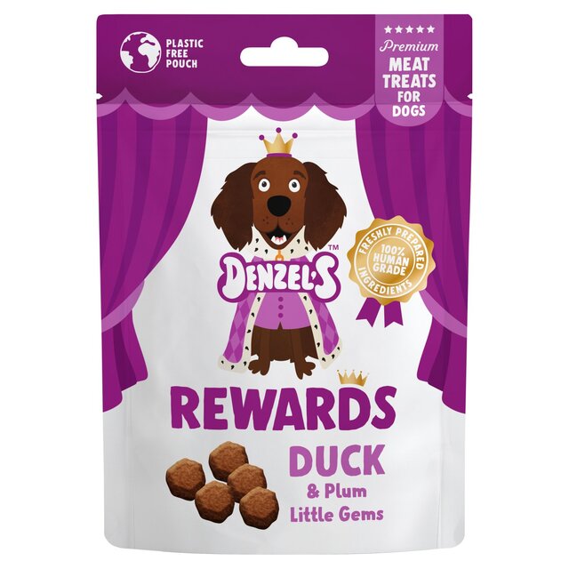 Denzel's Meaty Rewards Duck & Plum Little Gems Dog Treats