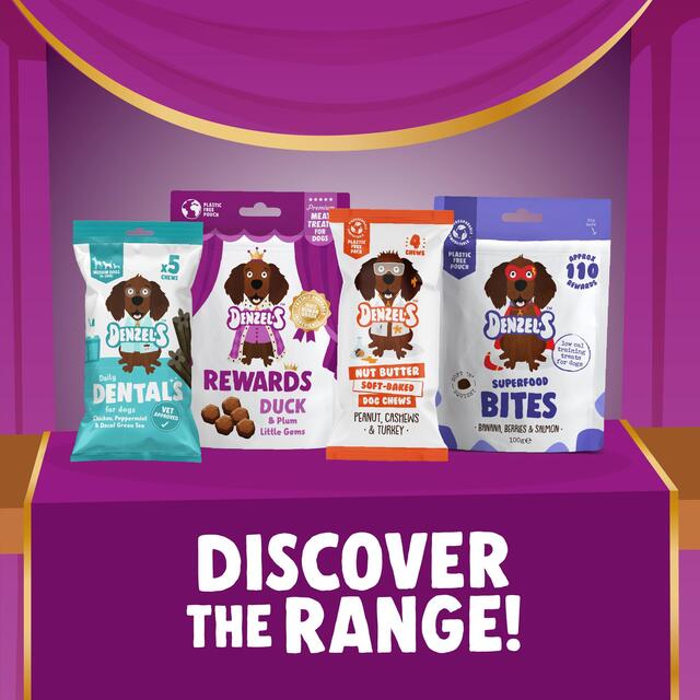 Denzel's Meaty Rewards Duck & Plum Little Gems Dog Treats thumbnail 4