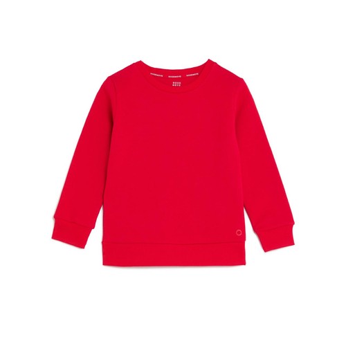 M&S Unisex Regular Fit School Sweatshirt, 11-12 Years, Red