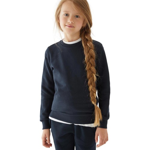 M&S Unisex Regular Fit School Sweatshirt, 13-14 Years, Navy thumbnail 2