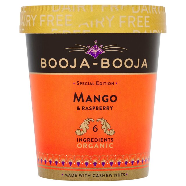 Booja-Booja Mango & Raspberry Dairy Free Ice Cream thumbnail 2