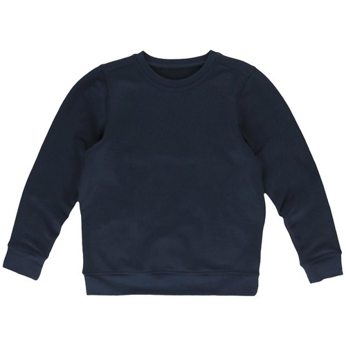 M&S Unisex Regular Fit School Sweatshirt, 4-5 Years, Navy