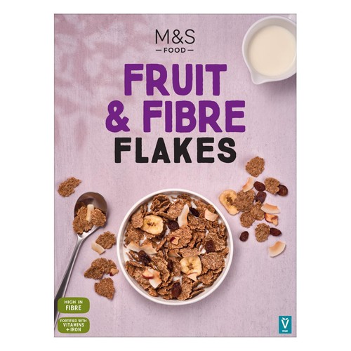 M&S fruit & fibre flakes