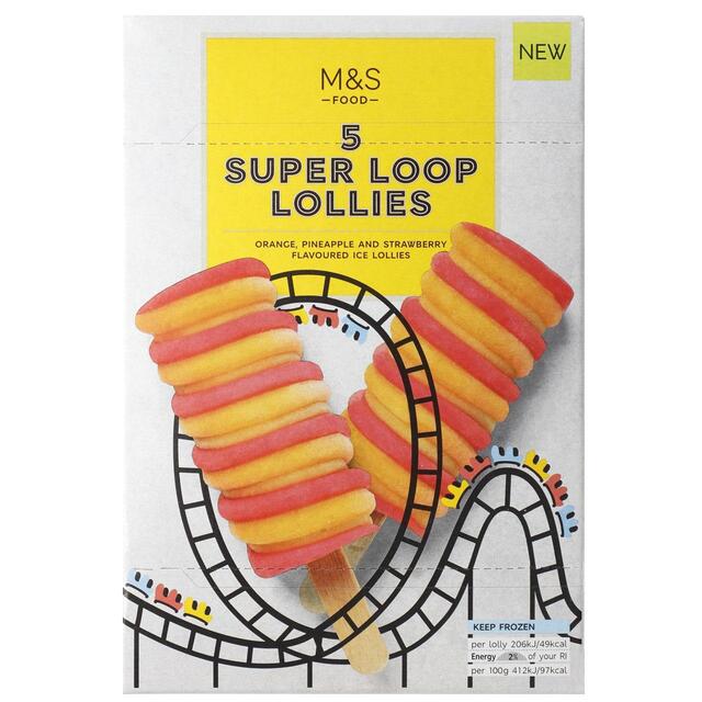 M&S 5 Super Loop Lollies