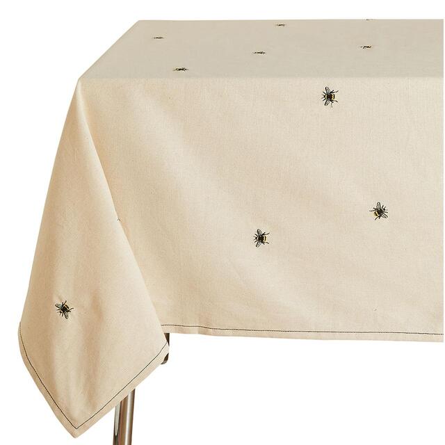 M&S Bee Cotton Tablecloth, One Size, Natural thumbnail 4