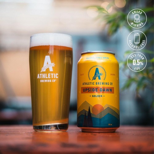 Athletic Brewing Co Upside Dawn Pale Ale Alcohol Free thumbnail 2