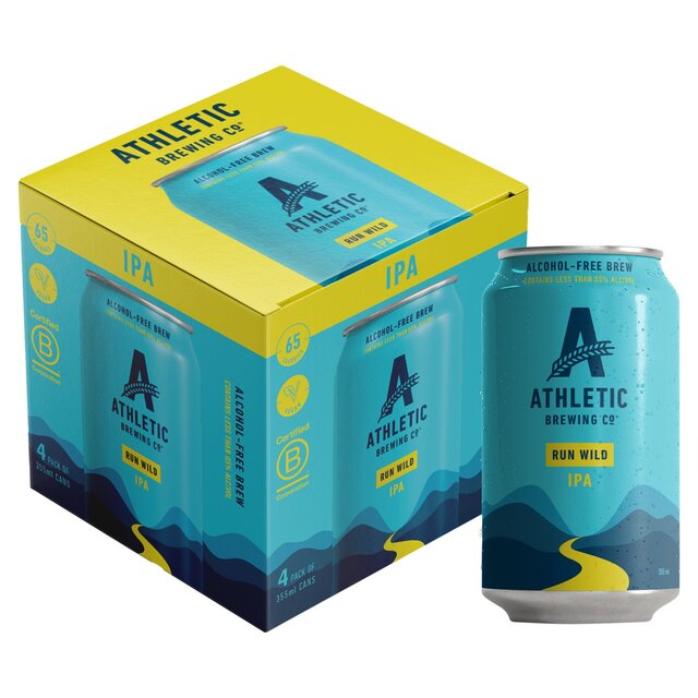 Athletic Brewing Co Run Wild IPA Alcohol Free