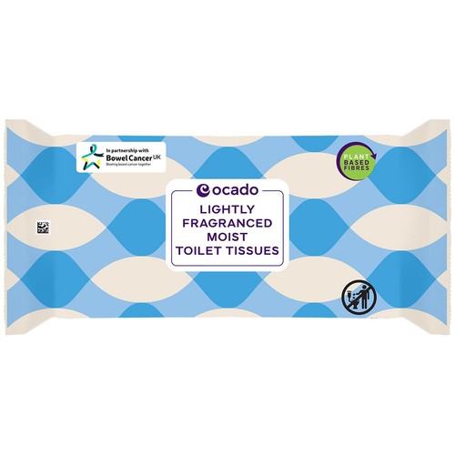 Ocado Lightly Fragranced Moist Toilet Tissue Wipes thumbnail 2