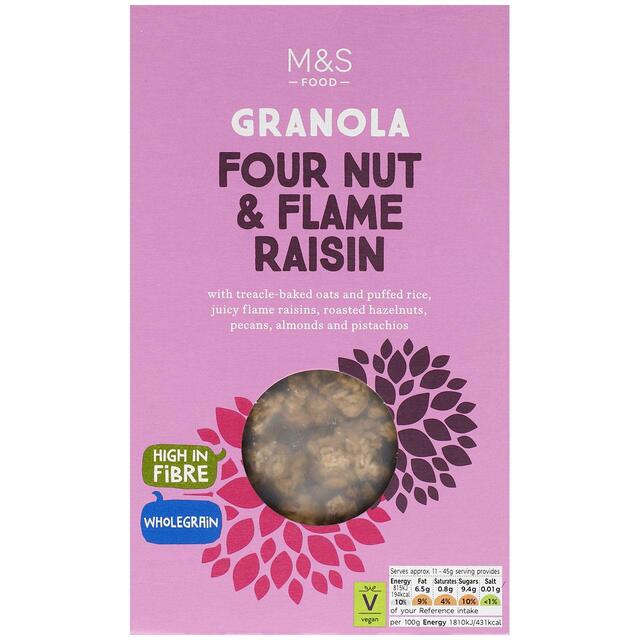 M&S Four Nut & Flame Raisin Granola