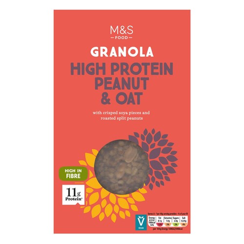 M&S High Protein Peanut & Oat Granola thumbnail 2