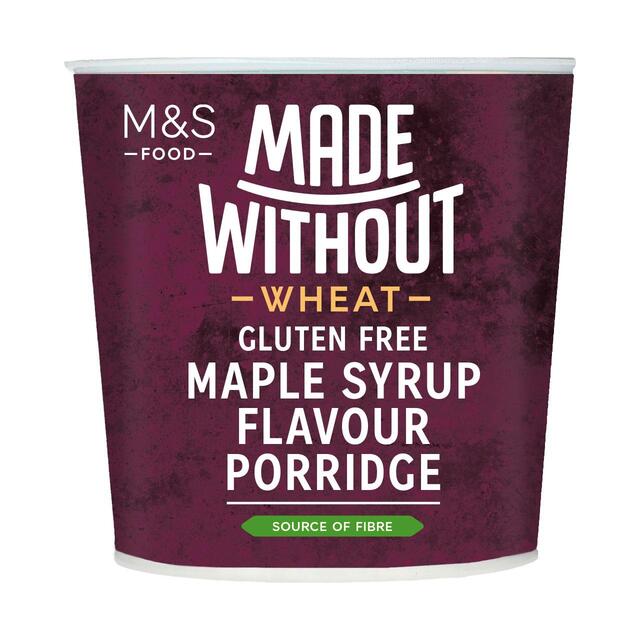 M&S Made Without Maple Syrup Flavour Porridge Pot