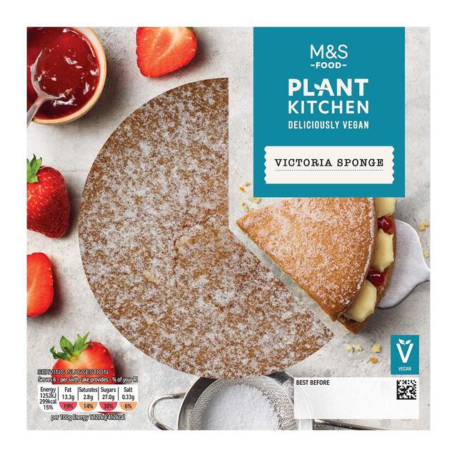 M&S Plant Kitchen Victoria Sponge Cake thumbnail 2