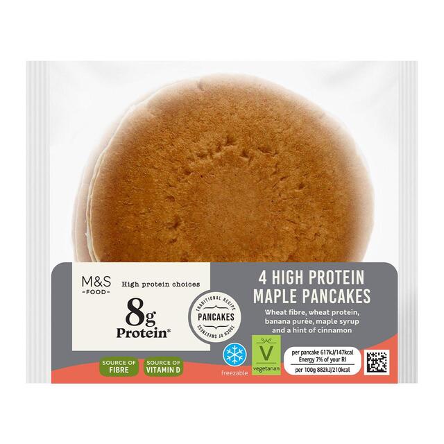 M&S 4 Maple Protein Pancakes thumbnail 2