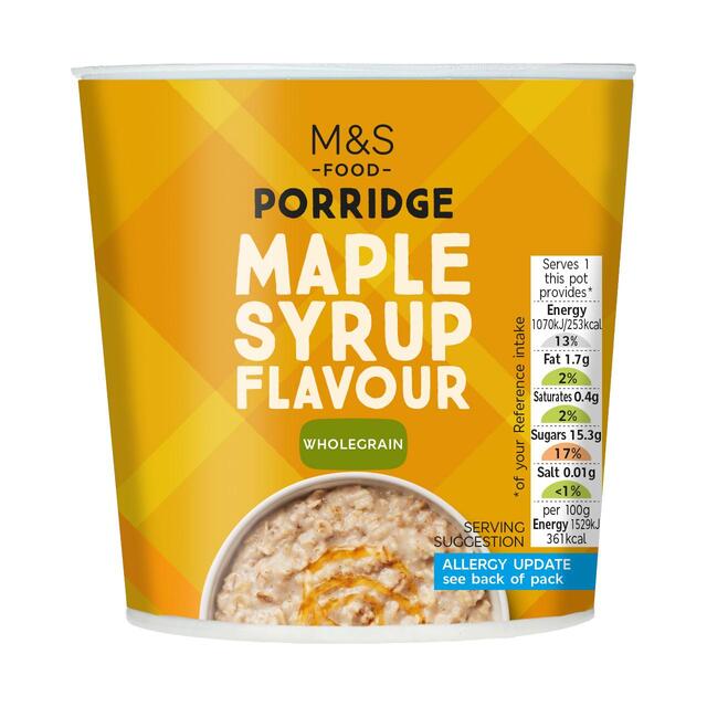 M&S Maple Syrup Flavour Porridge thumbnail 2