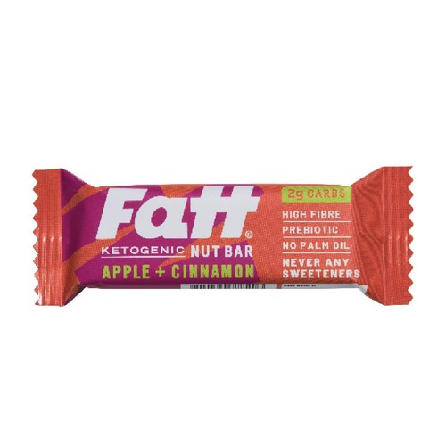 Fatt Apple & Cinnamon Ketogenic Nut Bar