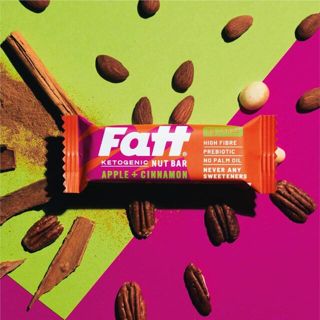 Fatt Apple & Cinnamon Ketogenic Nut Bar thumbnail 2